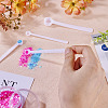 30Pcs 3 Styles Plastic Spoons AJEW-TA0001-89-6