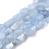 Natural Aquamarine Beads Strands X-G-S363-066-1