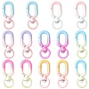 14Pcs 7 Colors Alloy Swivel Clasps FIND-CJZ0001-012-1