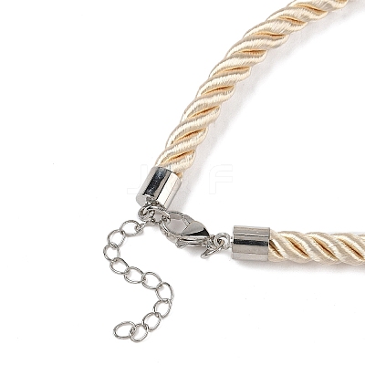 5MM Nylon Twisted Cord Necklace Making FIND-G096-01P-26-1