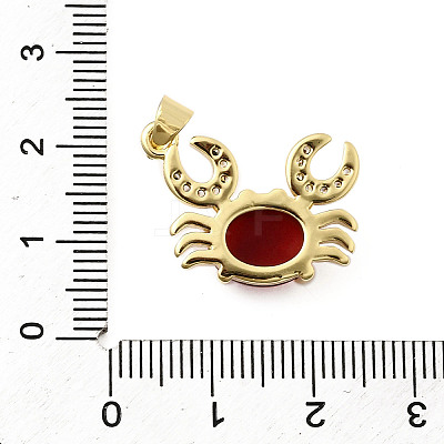 Brass Micro Pave Cubic Zirconia Pendants LS-KK-K302-05G-1