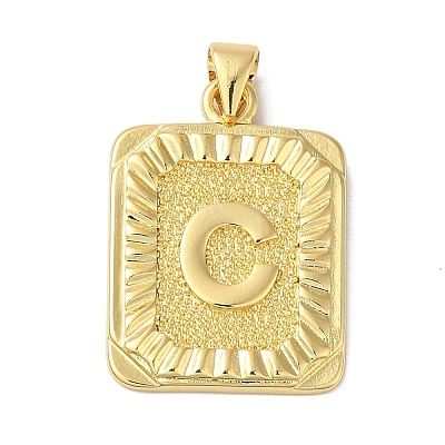 Rack Plating Brass Pendants KK-B092-42G-C-1