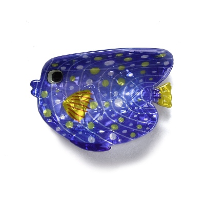 Ocean Theme Acrylic Claw Hair Clips PHAR-P012-B05-1