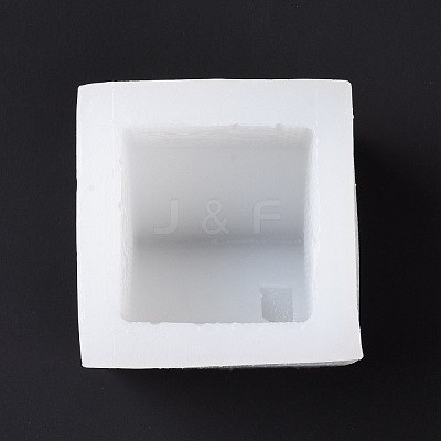 Christmas Theme DIY House Candle Silicone Molds DIY-G049-03-1