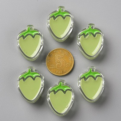Transparent Enamel Acrylic Beads LS-X1-TACR-S155-003D-1
