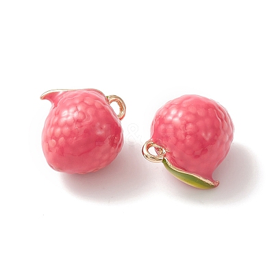 2Pcs Brass Enamel Charms KK-YW0001-86-1