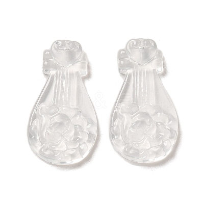 Transparent Acrylic Pendants OACR-H042-04-1