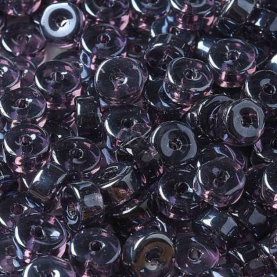 Transparent Colours Luster Glass Seed Beads SEED-E001-T3x6mm-A05-1