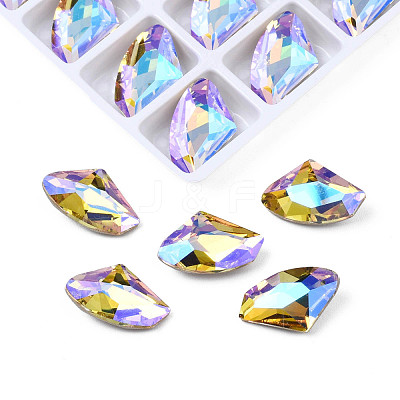 48Pcs Glass Rhinestone Cabochons MRMJ-N029-03-11-1