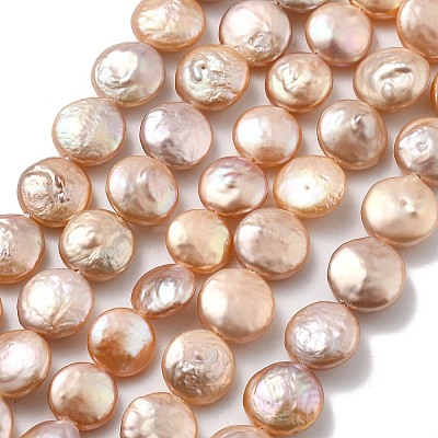 Natural Baroque Keshi Pearl Beads Strands PEAR-P064-18A-02C-1