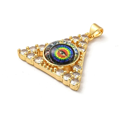 Real 18K Gold Plated Brass Pendants KK-L209-007G-04-1