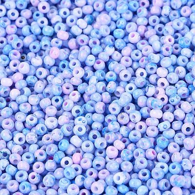 Picasso Glass Seed Beads GL-N001-01A-02-1