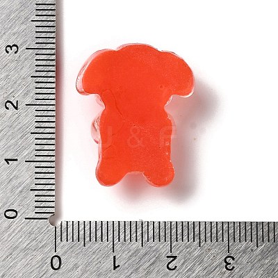 Translucent Resin Decoden Cabochons RESI-M039-04G-1