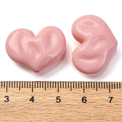 Opaque Acrylic Beads OACR-Z013-33F-1