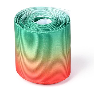 Gradient Rainbow Polyester Ribbon OCOR-G008-04B-1