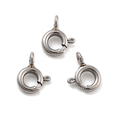Non-Tarnish 316 Stainless Steel Spring Ring Clasps X-STAS-B072-08P-01-1