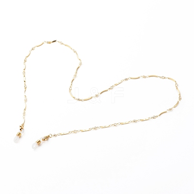 Handmade Brass Link Chain Eyeglasses Chains AJEW-EH00365-1