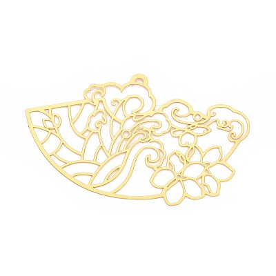 Brass Big Pendants KKC-T003-43G-1