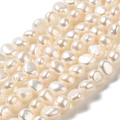 Natural Cultured Freshwater Pearl Beads Strands PEAR-E017-01-1