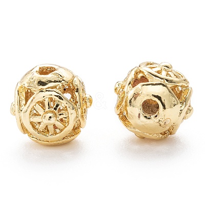 Alloy Hollow Beads X1-PALLOY-P238-17G-RS-1
