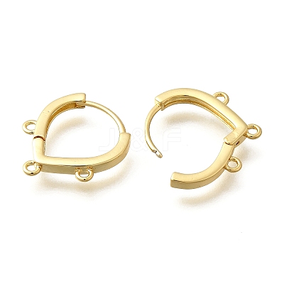 Brass Stud Earring Findings LS-KK-Q035-08G-1