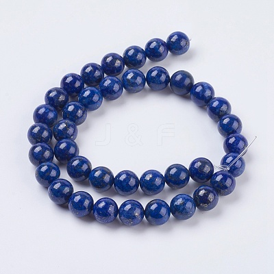 Natural Lapis Lazuli Beads Strands G-G423-10mm-A-1