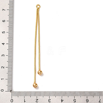 Brass Big Pendants KK-G510-15G-1