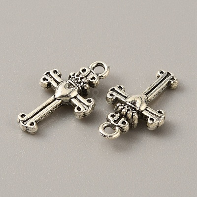 Tibetan Style Alloy Pendants FIND-CJC0007-42A-1