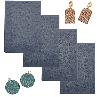 PP Plastic Creasing Plate Sets FIND-WH0152-911D-1