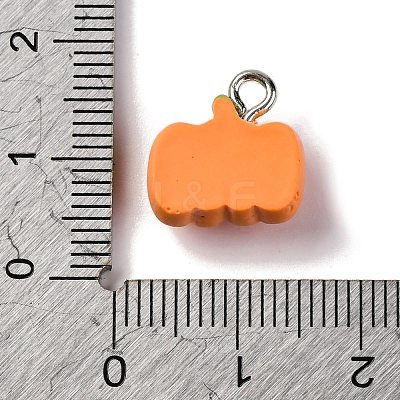 Halloween Theme Opaque Resin Charms RESI-D075-01L-1