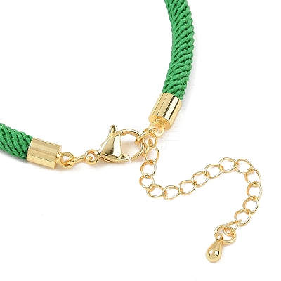 4.5MM Round Nylon Milan Cord Bracelet Making BJEW-I245-01G-39-1