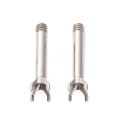 304 Stainless Steel Stud Earring Findings STAS-B091-02B-01P-1