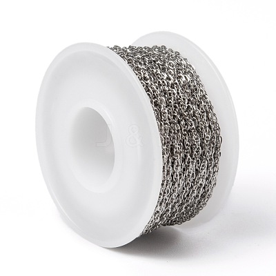 Tarnish Resistant 304 Stainless Steel Rope Chains CHS-H008-01P-1