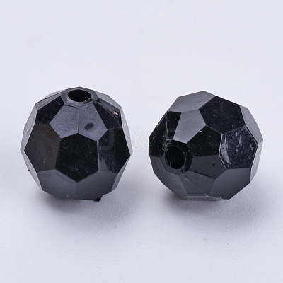 Acrylic Beads TACR-Q257-6mm-V72-1