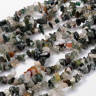 Natural Indian Agate Beads Strands F066-1