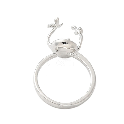 Brass Cuff Ring Settings KK-K297-15P-1