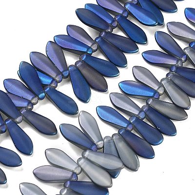 Electroplate Glass Beads Strands EGLA-C005-01A-FR01-1