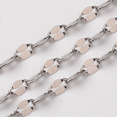 Tarnish Resistant 304 Stainless Steel Dapped Chains CHS-L015-28-1