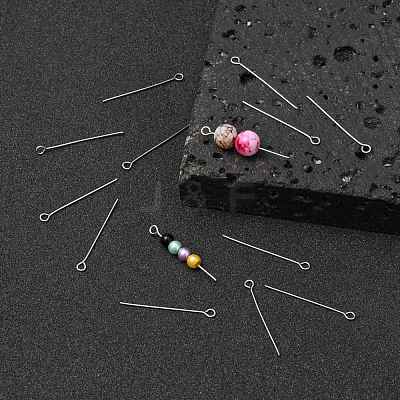 Tarnish Resistant 304 Stainless Steel Eye Pin STAS-E013-0.6x30mm-1