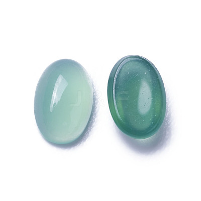 Natural Green Onyx Agate Cabochons X-G-F605E-12A-1