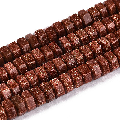 Synthetic Goldstone Beads Strands G-N357-14A-02-1