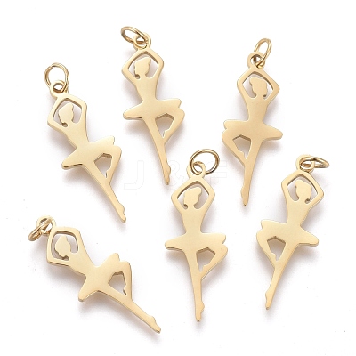 Ion Plating(IP) 304 Stainless Steel Pendants STAS-H100-23G-A-1