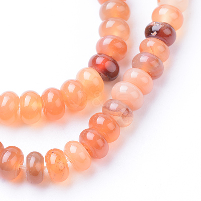 Natural Carnelian Bead Strands X-G-R403-4x6-16-1