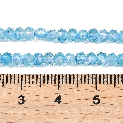 Natural Blue Topaz Beads Strands G-B175-A21-3x4mm-1
