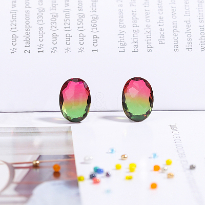 Pointed Back Glass Rhinestone Cabochons RGLA-OC0001-03B-1
