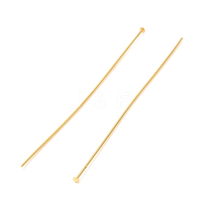 Brass Flat Head Pins X-KK-F824-114G-G-1