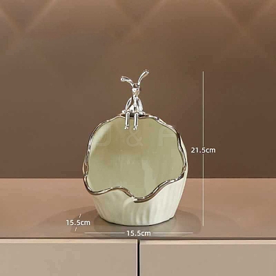 Ceramic Rabbit Key Storage Ornaments PW-WG57347-01-1