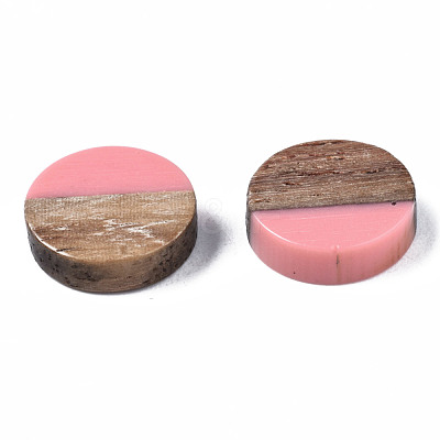 Resin & Wood Cabochons X-RESI-S358-70-H41-1
