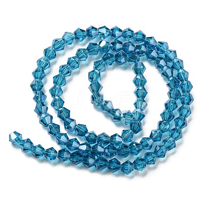 Transparent Electroplate Glass Beads Strands LS-EGLA-A039-T2mm-A01-1
