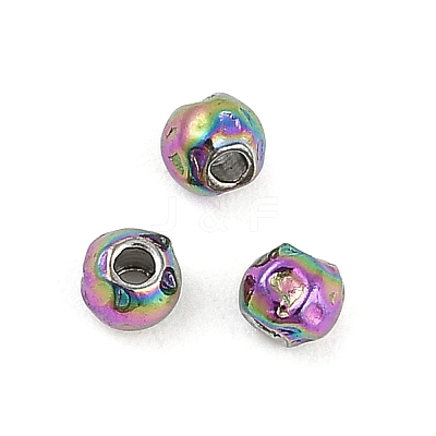 Textured 316 Surgical Stainless Steel Beads STAS-M106-01C-1